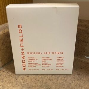 Rodan and Fields Moisture Hair travel regimen. New and sealed in box.
